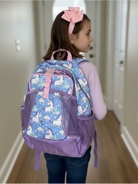 Unicorn Kids Backpack Set with Lunch Box | Cute, Durable, Lightweight for School